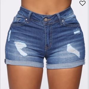 Fashion nova jean shorts